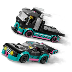Lego City - Carro de Corrida e Caminhão-Cegonha - 60406 - Let's Versu - Explore o Universo Lego
