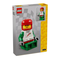 Lego Minifigura de piloto de corrida ampliada - 40819 - Let's Versu - Explore o Universo Lego