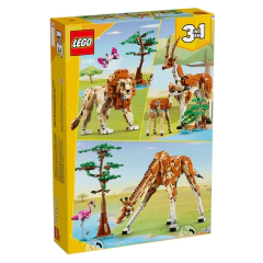 Lego Creator 3 em 1 - Animais Selvagens do Safari - 31150 - Let's Versu - Explore o Universo Lego