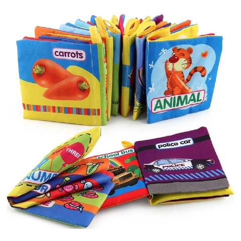 LIBRITOS SENSORIALES EDUCATIVOS DE TELA TRANSPORTES