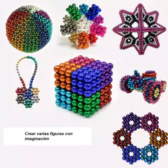 CUBO DE ESFERAS NEODIMIO MULTICOLOR - comprar online