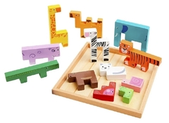 Rompecabezas bloques de animales NIVEL 2 - comprar online