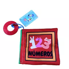 Librito de tela chifle y crujido español: Números - tienda online