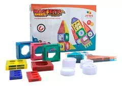 Bloques Magnéticos Para Niños Para Armar 34 Piezas