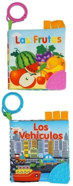 LIBRO DE TELA CON MORDILLO Y CHIFLE PARA BEBÉ VEHÍCULOS - comprar online