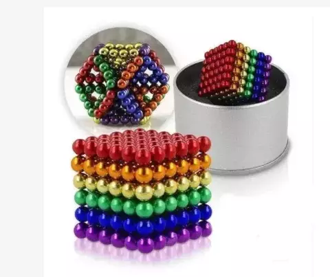 CUBO DE ESFERAS NEODIMIO MULTICOLOR