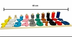 Tablero didáctico de encastre - Juguetes.Kusi