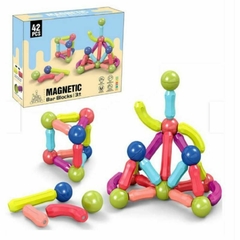 IMANES RECREATIVOS -Kit barras Magnéticas y esferas 42 PCS- en internet