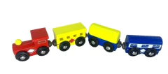 Trencitos imantados con 3 vagones - Juguetes.Kusi