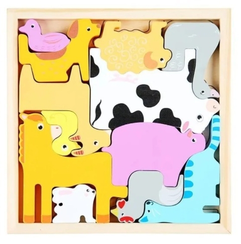 Rompecabezas Bloques de madera