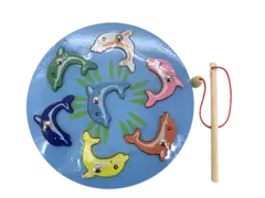 Juego de Pesca imantado con encastre - Juguetes.Kusi