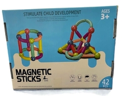IMANES RECREATIVOS -Kit barras Magnéticas y esferas 42 PCS- - tienda online