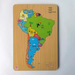 Rompecabezas América del Sur en internet
