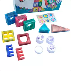 Bloques Magnéticos Para Niños Para Armar 34 Piezas en internet