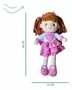 Muñeca de peluche "SOPHIA" Con canciones al presionar su ❤️ - comprar online