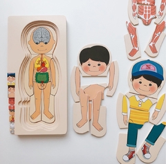 Rompecabezas multicapa Cuerpo Humano - tienda online