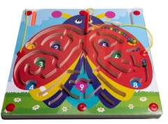 Imagen de Laberinto didáctico imantado infantil y Ludo. Juego 2 en 1