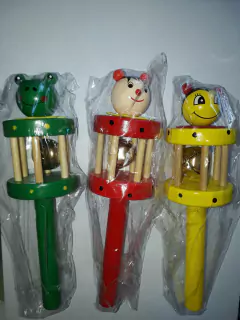 Sonajero Cascabel Barril con Palito - tienda online