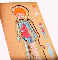 Rompecabezas Multicapa Cuerpo Humano 2 - Juguetes.Kusi