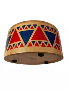 Tambor de madera maciza