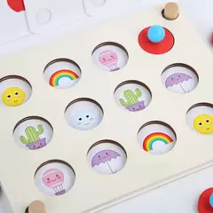 Juego De Memoria 10 En 1 Didáctico de Madera - comprar online