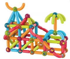 Imagen de IMANES RECREATIVOS -Kit barras Magnéticas y esferas 42 PCS-