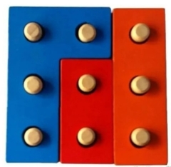 Juego de encastre geométrico (Cubo) Nivel 3 en internet