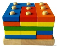 Juego de encastre geométrico (Cubo) Nivel 3 - tienda online