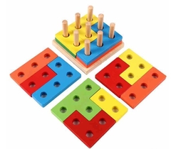 Juego de encastre geométrico (Cubo) Nivel 3 - comprar online
