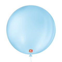 BALÕES SÃO ROQUE AZUL BABY LISO REDONDO 5 POLEGADAS PC 50 UNIDADES #105146450