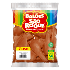 BALÕES SÃO ROQUE TERRACOTA LISO 7 POLEGADAS PC 50 UNIDADES #1061725150