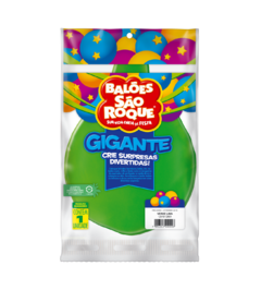 BALÕES SÃO ROQUE VERDE LIMA GIGANTE LISO 25 POLEGADAS PC 01 UNIDADE #1251012801