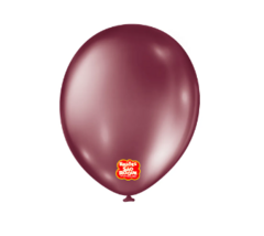 BALÕES SÃO ROQUE MARSALA METALLIC 11 POLEGADAS PC 25 UNIDADES #1105326725