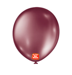 BALÕES SÃO ROQUE MARSALA METALLIC 16 POLEGADAS PC 10 UNIDADES #1165326710