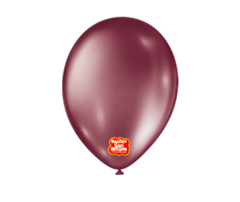 BALÕES SÃO ROQUE MARSALA METALLIC 9 POLEGADAS PC 25 UNIDADES #1085326725
