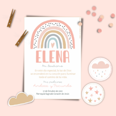 Tarjeta Arcoiris nórdico