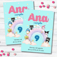 invitación digital e imprimible + tarjeta para mensaje - comprar online