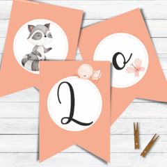 Animales del bosque acuarela - comprar online