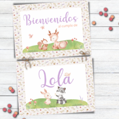 Animales del bosque acuarela - comprar online