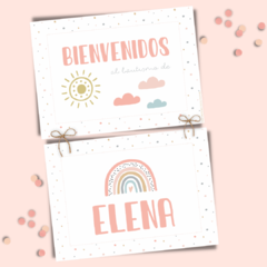 Arcoiris nórdico rosa - comprar online