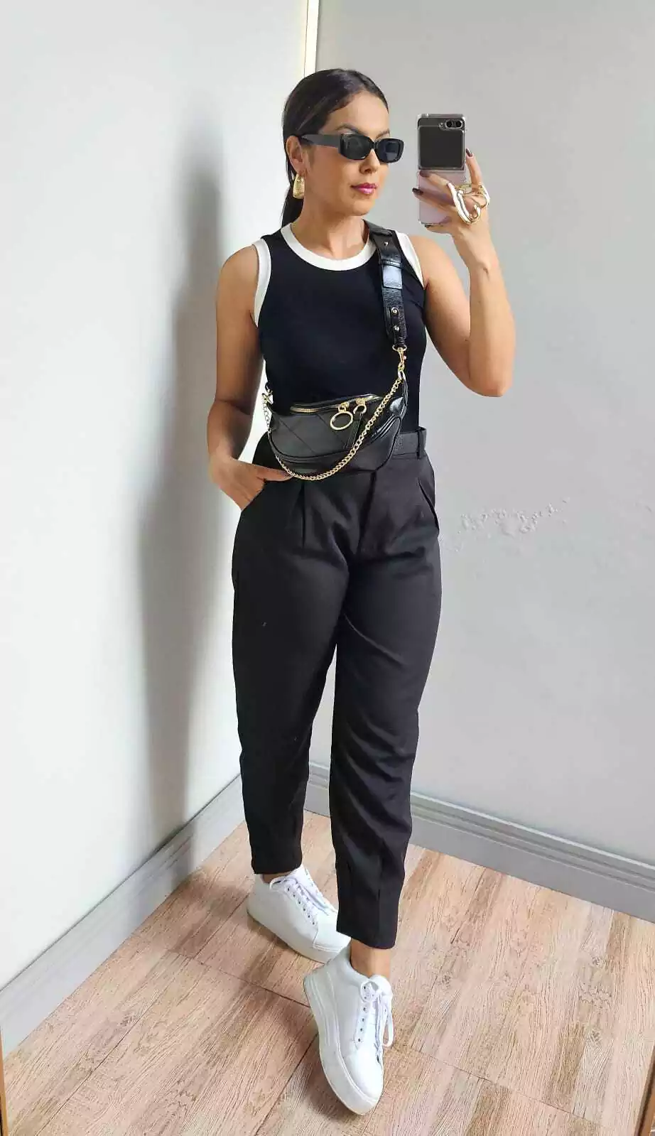 Calça Alfaiataria Cenoura PRETA