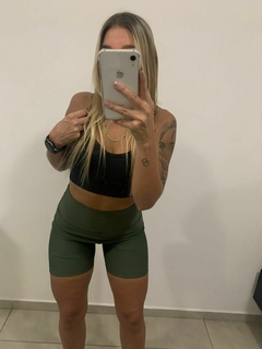SHORT LUNA VERDE MILITAR - comprar online