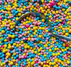 Micro Cereal Bañado en Chocolate de Colores (100 GRS)