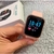 Relógio Inteligente Smartwatch D20 Retangular Rose na internet