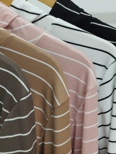 BUZO MORLEY RAYADO C/CAPUCHA - tienda online