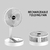 Imagem do Foldable Fan Portable Silencioso Floor Fan Ventilador Portatil USB Rechargeable