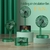Foldable Fan Portable Silencioso Floor Fan Ventilador Portatil USB Rechargeable - comprar online