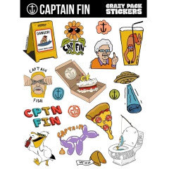 STICKERS CRAZY PACK CAPTAIN FIN (CF041802) - comprar online