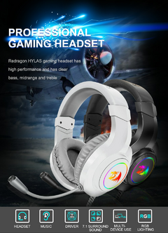 R7 Redragon HYLAS H260 RGB gaming Headphone na internet