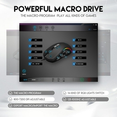 Mouse gamer macro 7200 DPI. - login